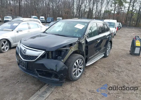 2014 Acura Mdx Technology Pkg W/Entertainment Pkg из США, поврежденный, VIN 5FRYD4H69EB044187